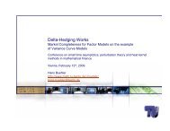 Delta-Hedging Works - Market Completeness for ... - Hans Buehler