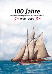 Festschrift 100Jahre - ASV zu Greifswald