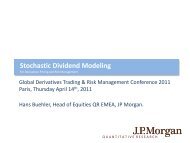 Stochastic Dividend Modeling - Hans Buehler