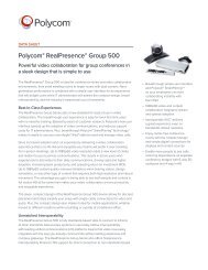 Polycom RealPresence Group 500 - Cev.ca