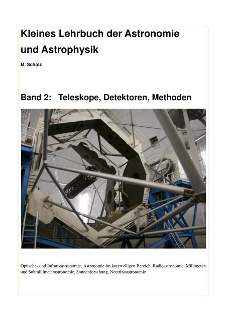 Kleines Lehrbuch der Astronomie und Astrophysik - Astronomie.de