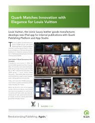 Louis Vuitton success story - Quark