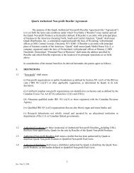 1 Quark Authorized Non-profit Reseller Agreement