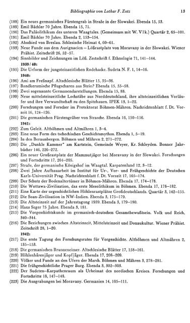 Bibliographie von Lotbar F. Zotz - Quartaer.eu