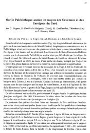 Sur Ie Paleolithique ancien et moyen des Cevennes et ... - Quartaer.eu