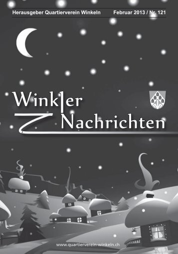 Winkler Nachrichten - Quartierverein Winkeln