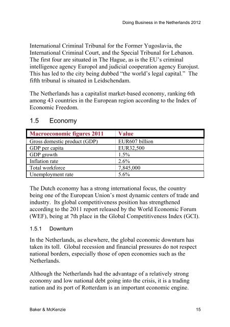 Doing Business in the Netherlands 2012 - American Chamber of ...