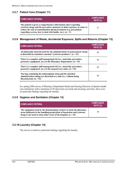 Prevention Guide - Safe Handling of Hazardous Drugs - Irsst