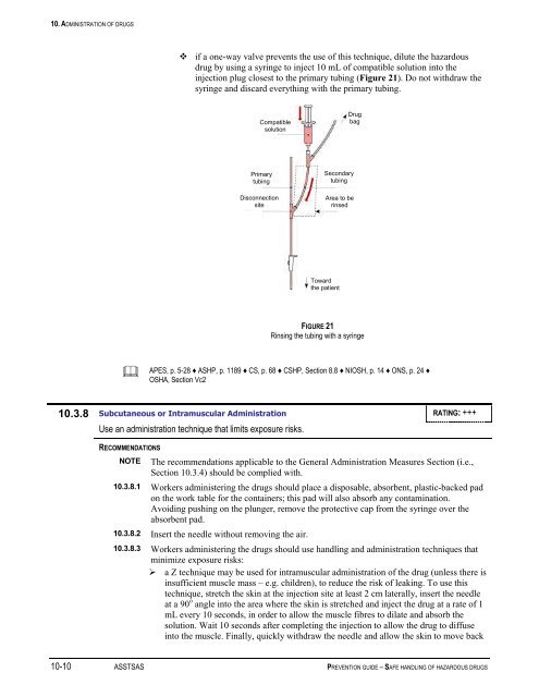 Prevention Guide - Safe Handling of Hazardous Drugs - Irsst