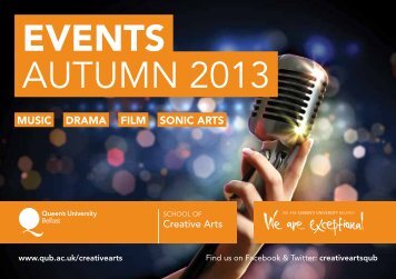 to download the current events brochure (pdf) - Queen's University ...