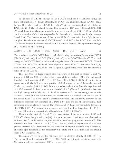 Dissociative electron attachment to the unstable carbon ...