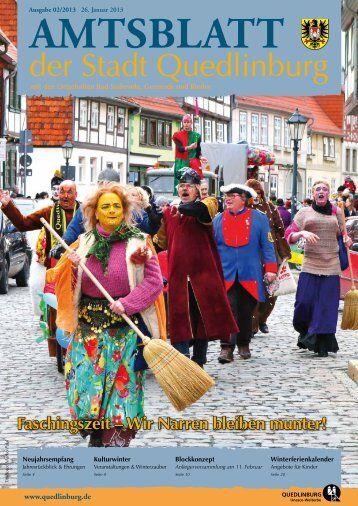 Neujahrsempfang der Stadt Quedlinburg 2013
