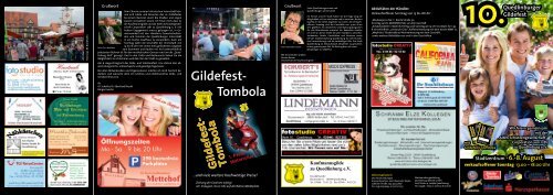 9 Gildefest- Tombola - Quedlinburg