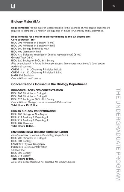 2008-2009 Academic Catalog - Queens University of Charlotte