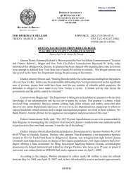 for immediate release contact - Queens County District Attorney