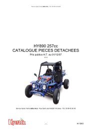 HY890 257cc CATALOGUE PIECES DETACHEES