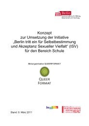 Berlin tritt ein fÃ¼r Selbstbestimmung und Akzeptanz ... - Queerformat