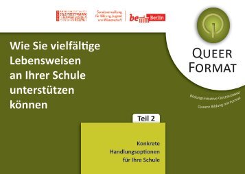 Konkrete Handlungsoptionen fÃ¼r Ihre Schule - Queerformat