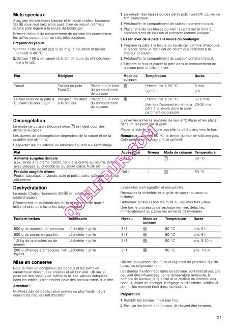 [fr] Mode d'emploi Four encastrable HB75BC.50F - Quel four