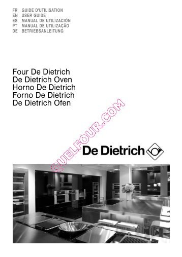 Four De Dietrich De Dietrich Oven Horno De Dietrich ... - Quel four
