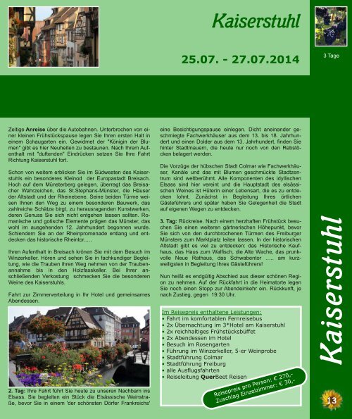 Reisekatalog - QuerBeet Reisen