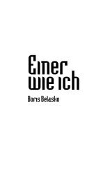 Boris Belasko - Querverlag