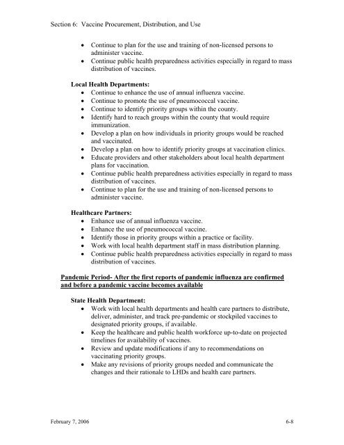 Pandemic Influenza Plan - Questar III