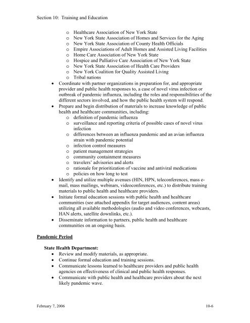 Pandemic Influenza Plan - Questar III