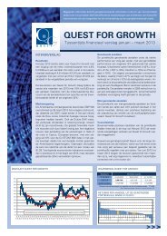 Kwartaalverslag 31 maart 2013 - Quest for Growth