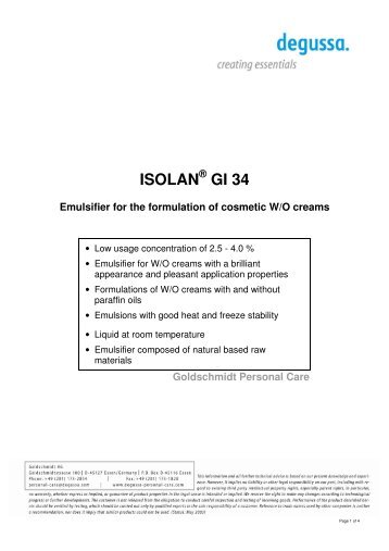 ISOLAN GI 34_e - Quetzal Quimica