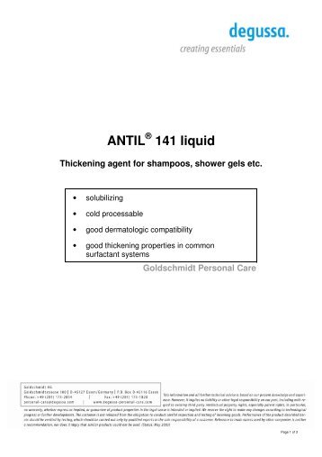 ANTIL 141 liquid e - Quetzal Quimica
