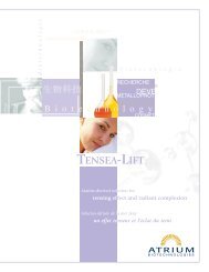 Use TENSEA-LIFT as the main active base in ... - Quetzal Quimica