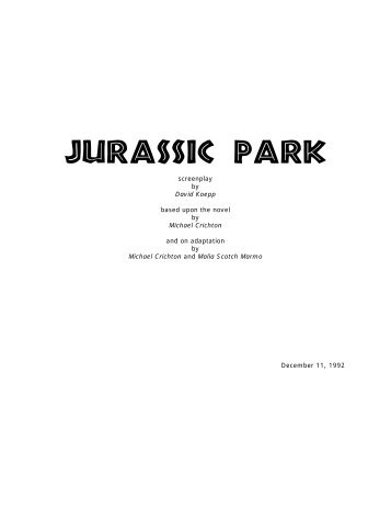 JURASSIC PARK - JP Database