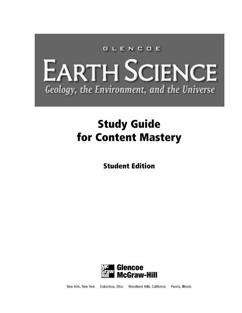 Chapter 30 earth science geology the environment and the universe Study Guide For Content Mastery Quia