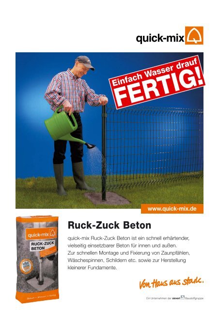 RuckZuck Beton QuickMix