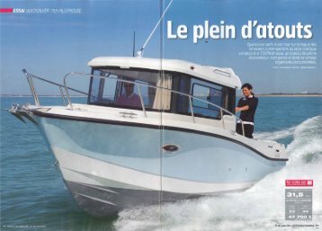 Essai bateau 755 Pilothouse - Moteur Boat ... - Quicksilver Boats