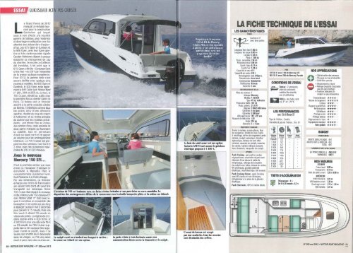 Essai bateau Activ 705 Cruiser - Magazine ... - Quicksilver Boats