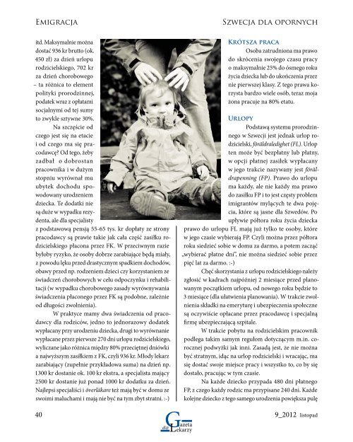 "Gazeta dla Lekarzy" 9/2012