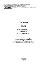 Manual de instruÃ§Ãµes e roteiros dos experimentos - Departamento ...