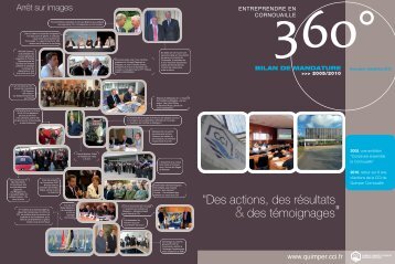 Bilan de mandature 2005-2010 - (CCI) de Quimper Cornouaille