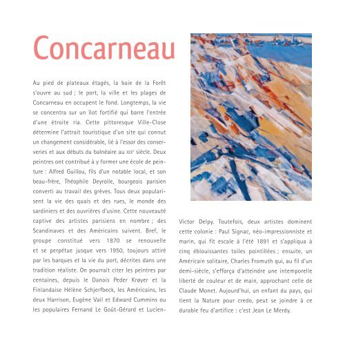 La Route des Peintres en Cornouaille - (CCI) de Quimper Cornouaille