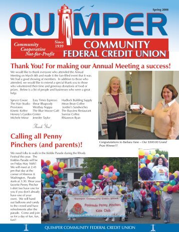 Thank You! - Quimper Community Federal Credit Union