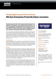 Mit dem Enterprise Portal die Daten vernetzen - QuinScape