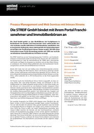 Die STREIF GmbH bindet mit ihrem Portal ... - QuinScape