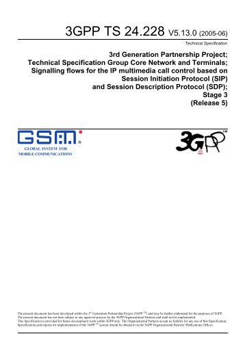 3GPP TS 24.228 V5.13.0 (2005-06)