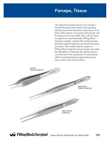 Forceps, Tissue