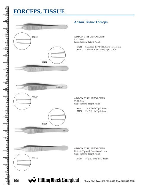 Forceps, Tissue