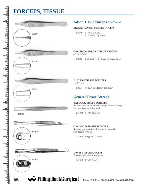 Forceps, Tissue