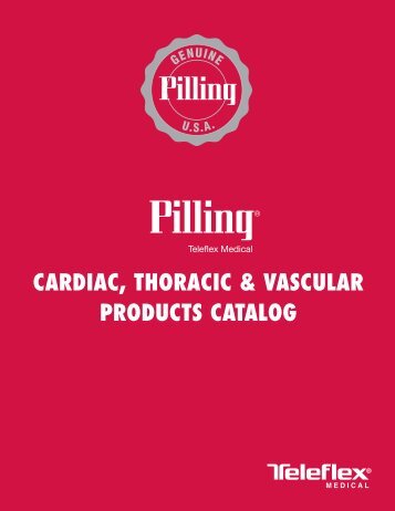 CARDIAC, THORACIC & VASCULAR PRODUCTS CATALOG