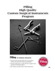 345 Pilling High Quality Custom Surgical Instruments Program